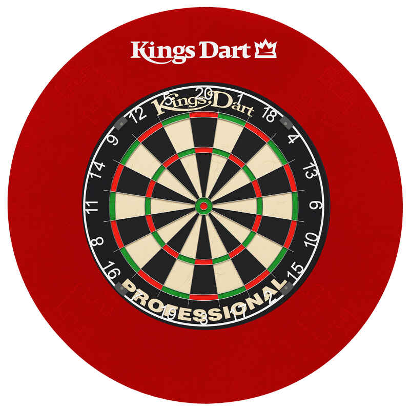 Kings Dart Dart-Set Profi, Professional HD (Zahlenring Kunststoff), Rot Media 1
