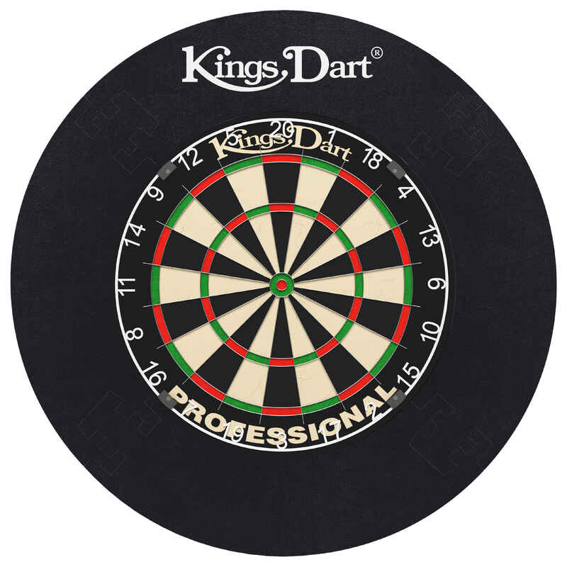 Kings Dart Dart-Set Profi, Professional HD (Zahlenring Kunststoff), Schwarz Medien 1
