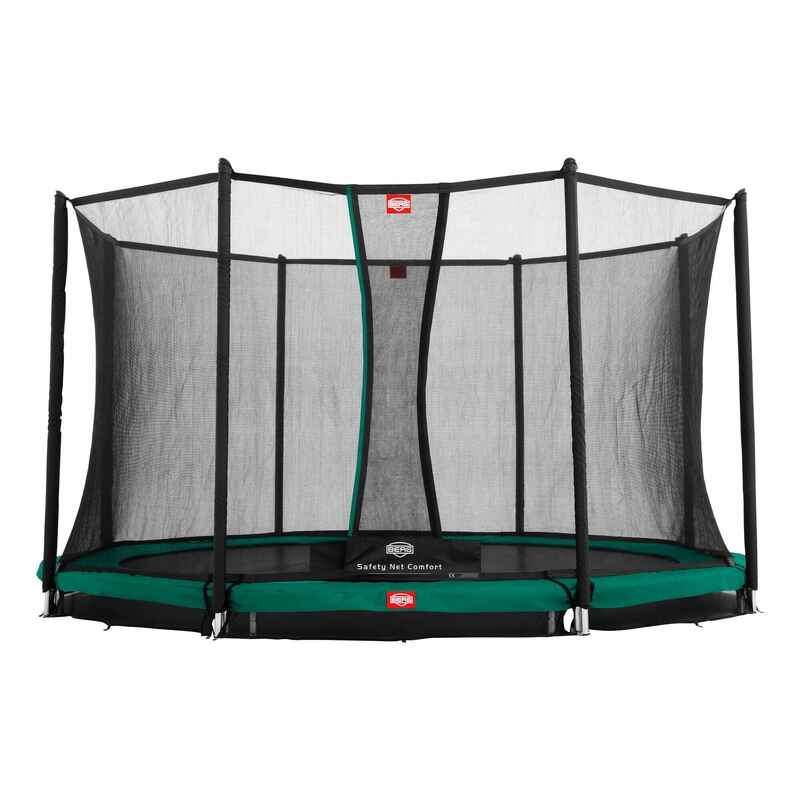 Berg Trampolin InGround Favorit mit Sicherheitsnetz Comfort, ø 3,80 m