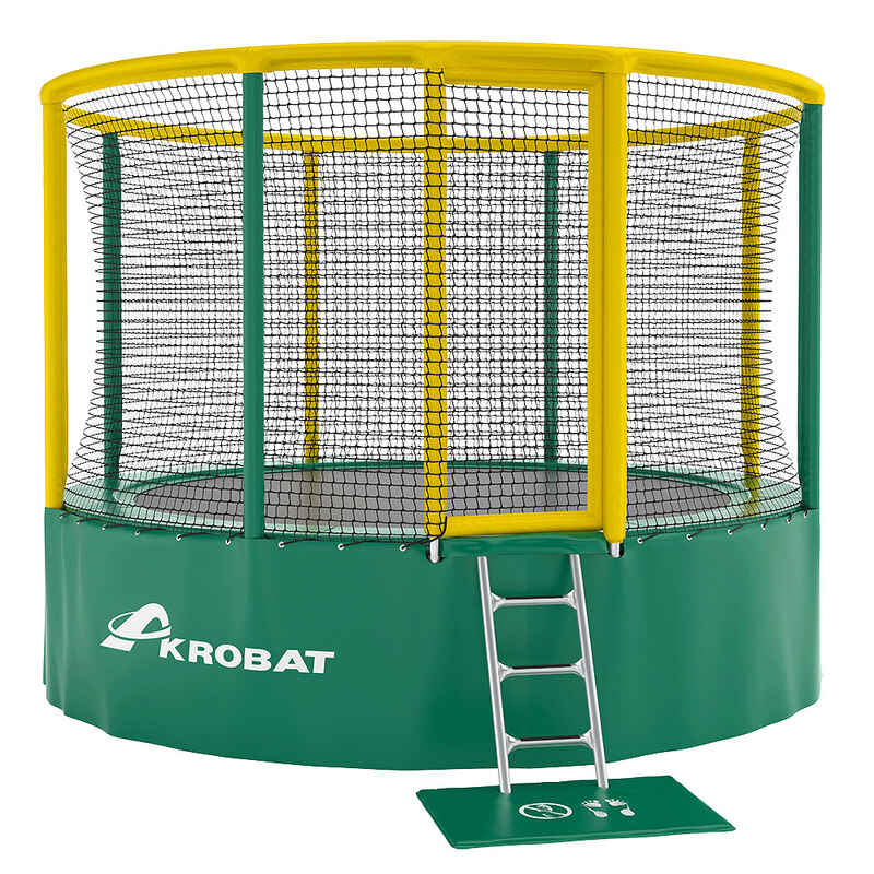 Akrobat Trampolin Gallus, ø 360 cm, Grün-Gelb