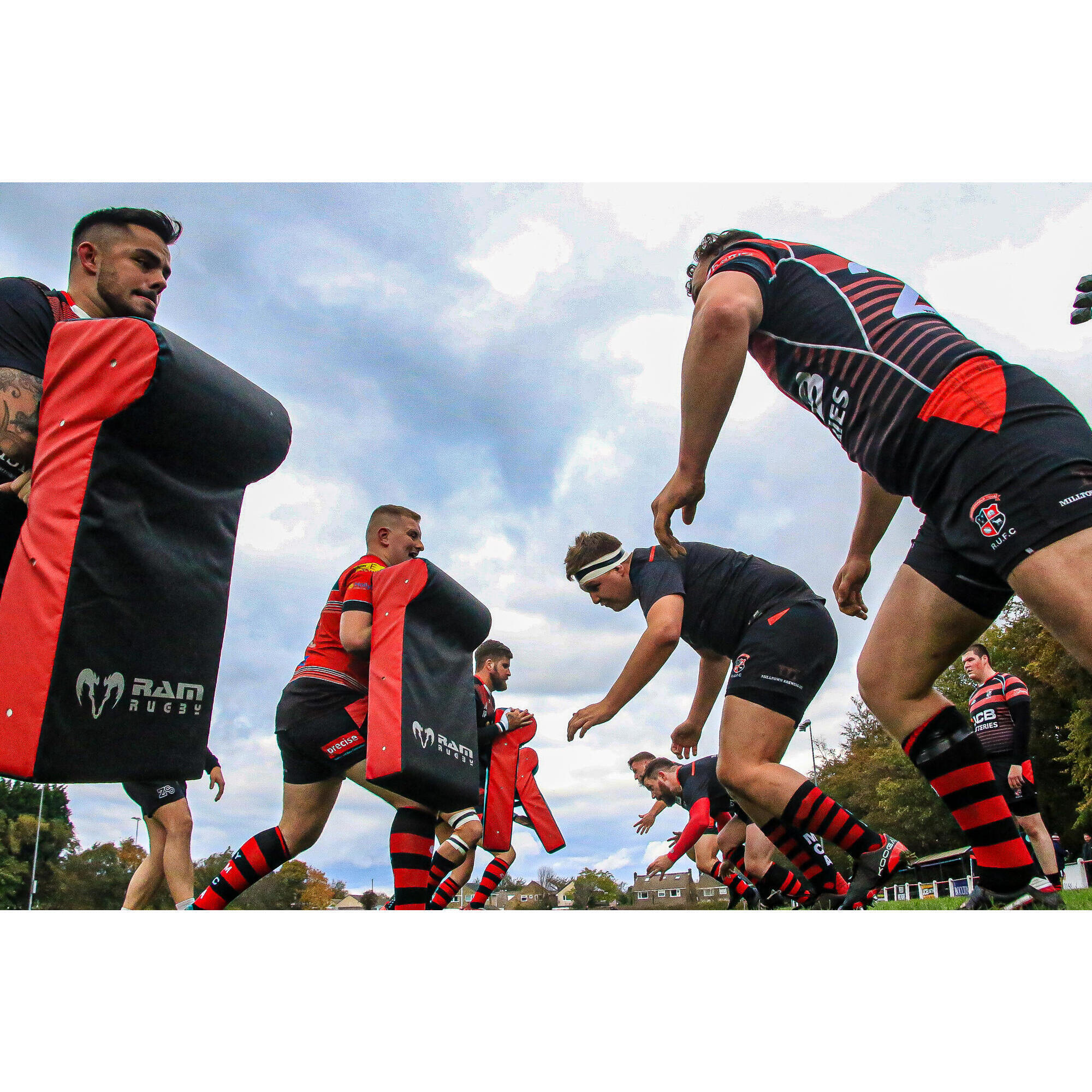 RAM RUGBY Ram Rugby - Single Wedge Hit Shield - Small