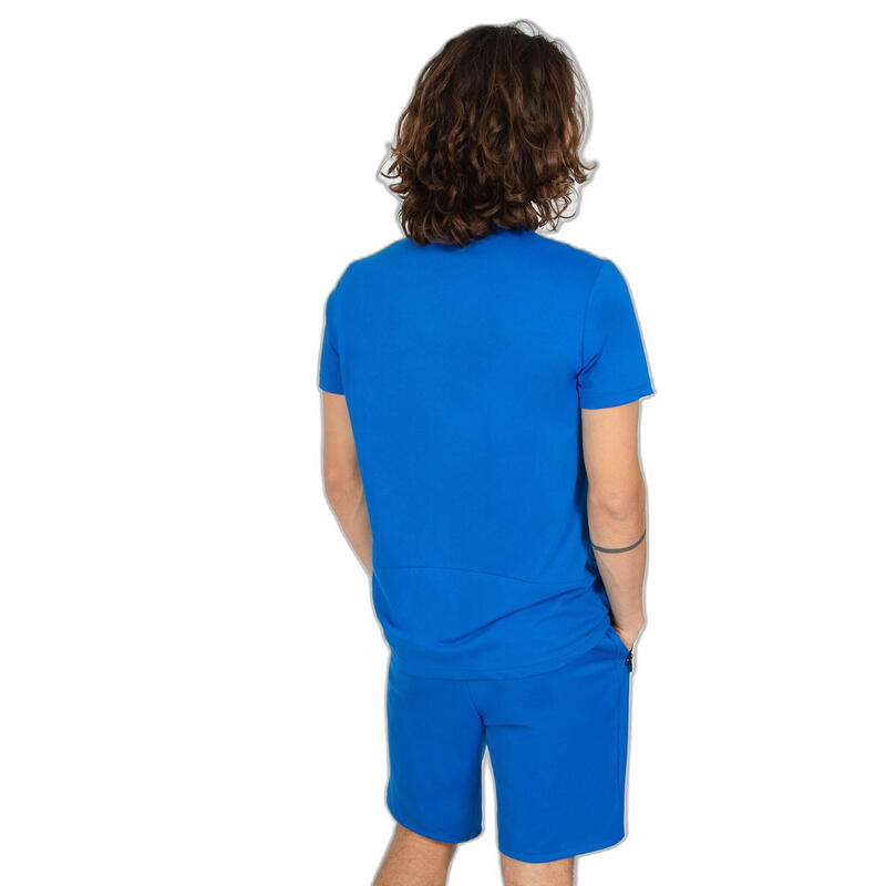 La Coq Sportif Tech Tee Ss N°1 M Blaues Hemd Erwachsene