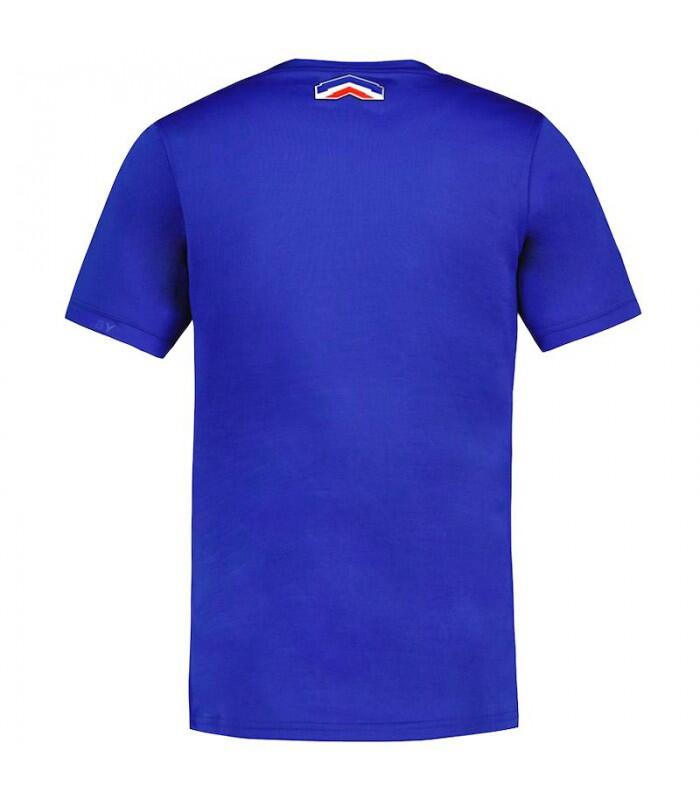 Le Coq Sportif Mens France Rugby Home Rugby Shirt 2220834 Blue 2/7