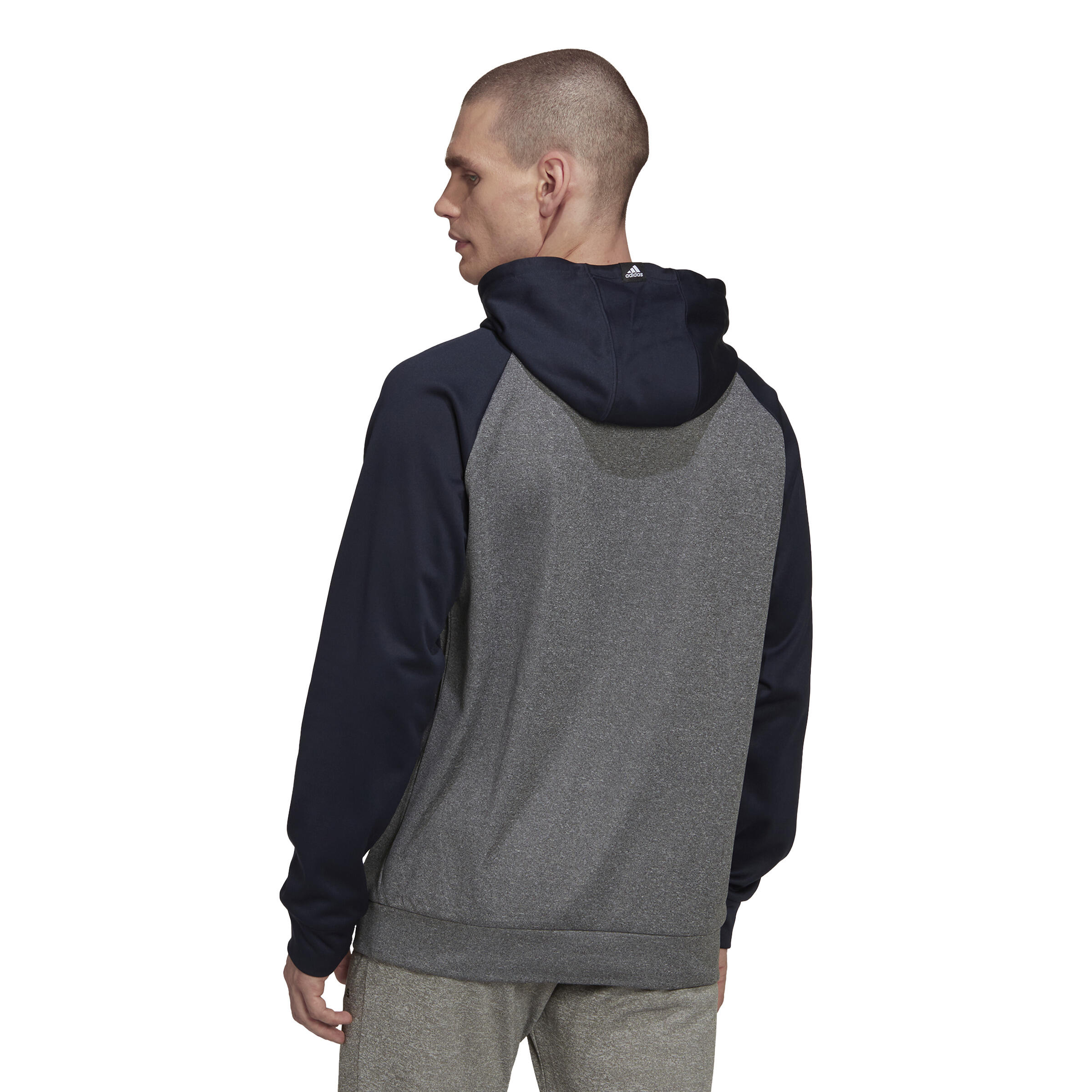 Sweatshirt à logo adidas Aeroready Game and Go Camo 5/5