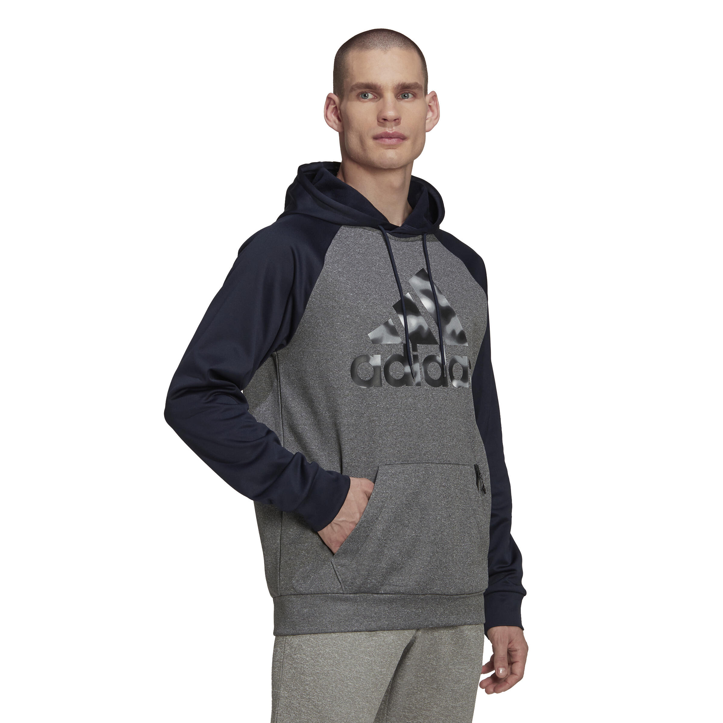Sweatshirt à logo adidas Aeroready Game and Go Camo 3/5