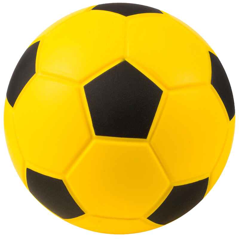 Sport-Thieme PU-Fußball, Gelb-Schwarz, 20 cm
