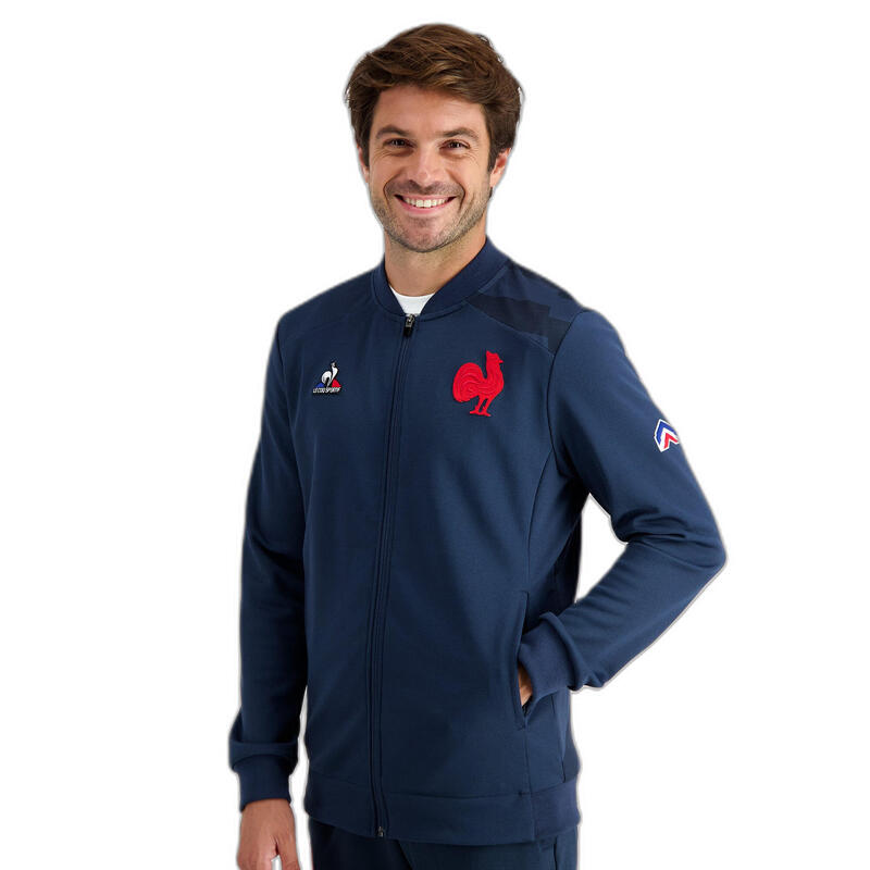 Felpa con zip XV de France Presentation 2022/23