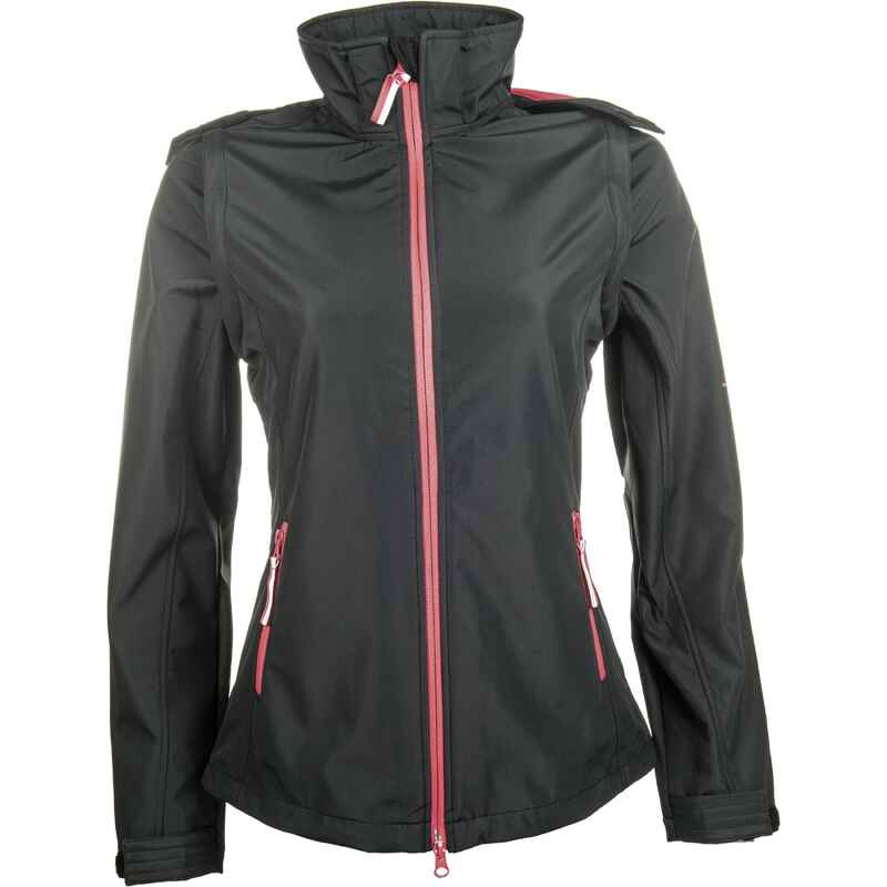 Damen Reitjacke REGENSBURG Softshell schwarz