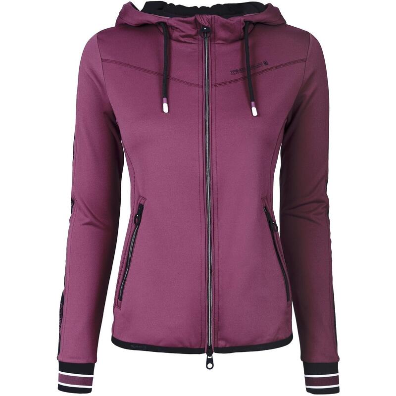 Damen Kapuzenjacke DIANE dark raspberry