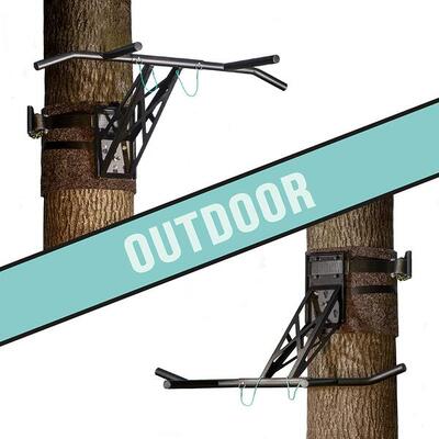 Mobile Klimmzugstange und Dip-Stange für outdoor Training. über 35 Übungen