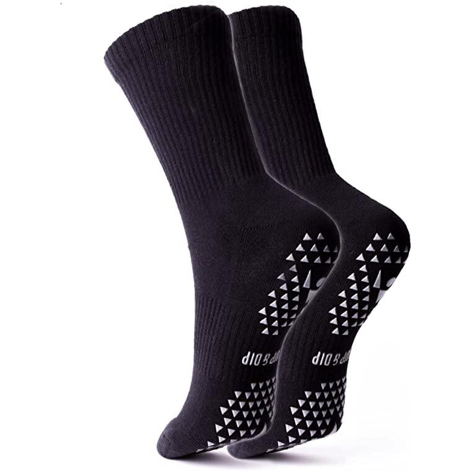 PULLUP & DIP Anti-Rutsch Sportsocken schwarz, 1 Paar
