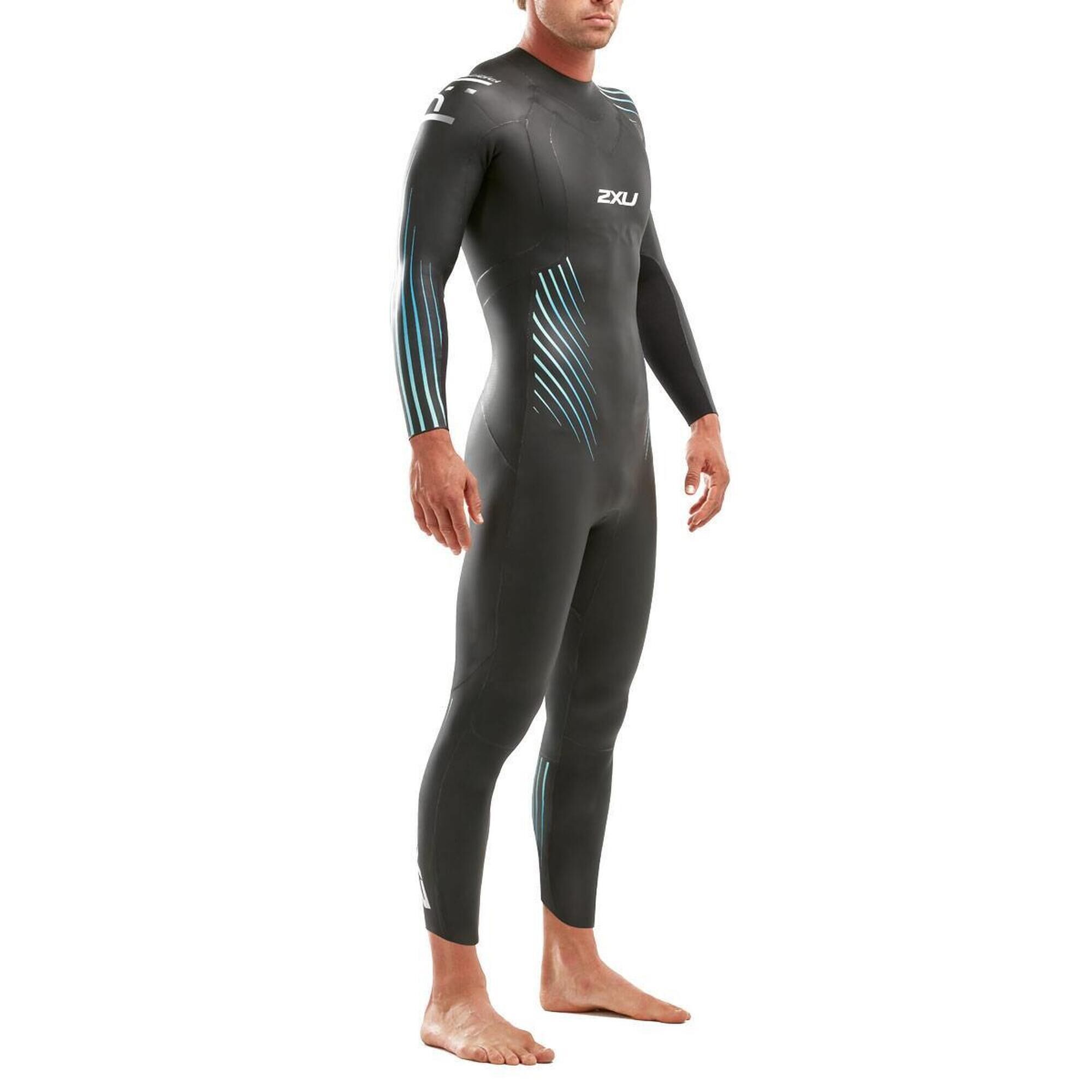 2XU 2XU Men's P:1 Propel Wetsuit - Black/Blue Ombre