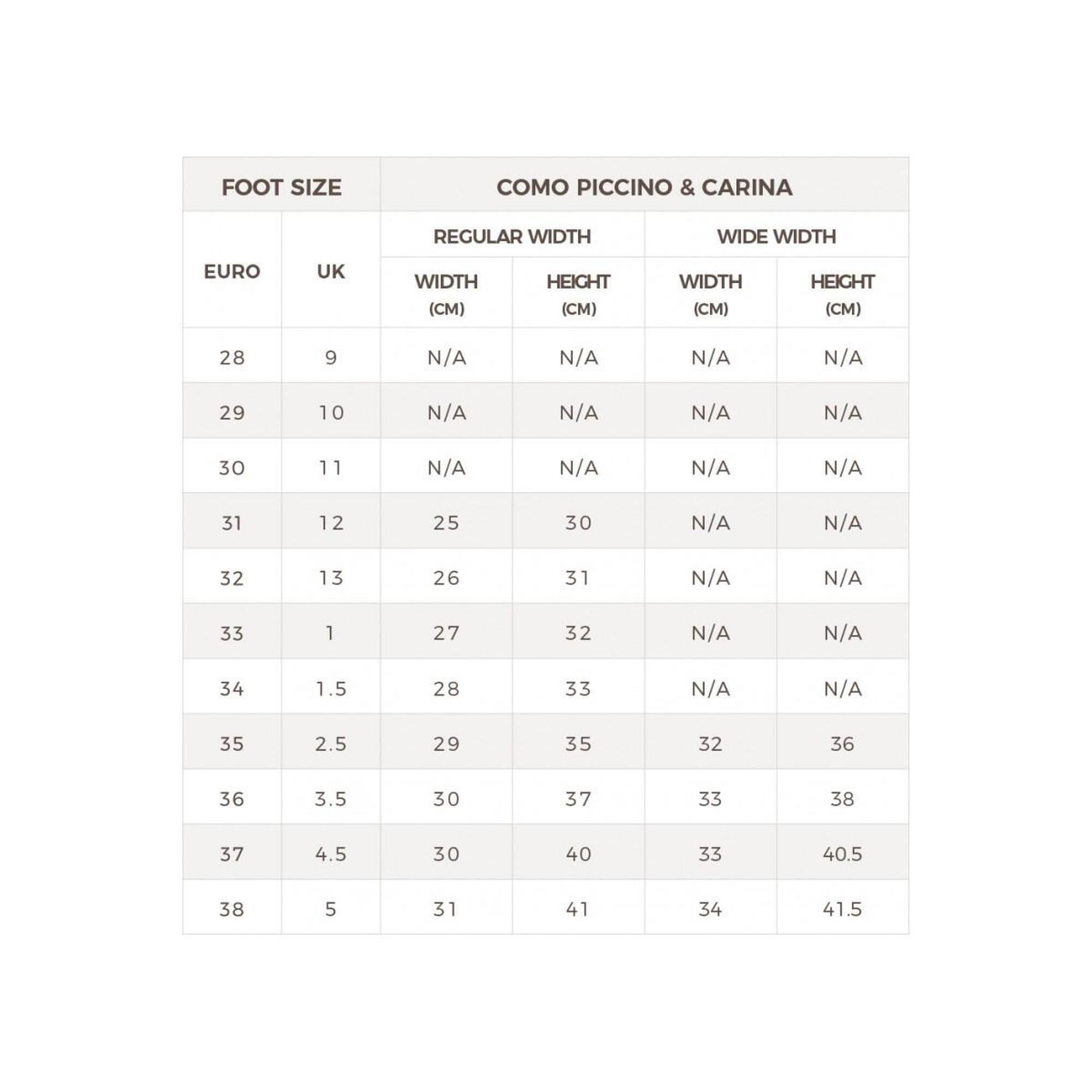 Reebok shoe size best sale chart