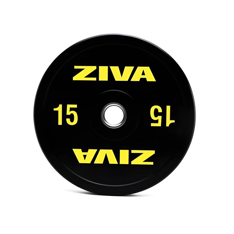 Disco bumper ZIVA performance 15 kg - negro