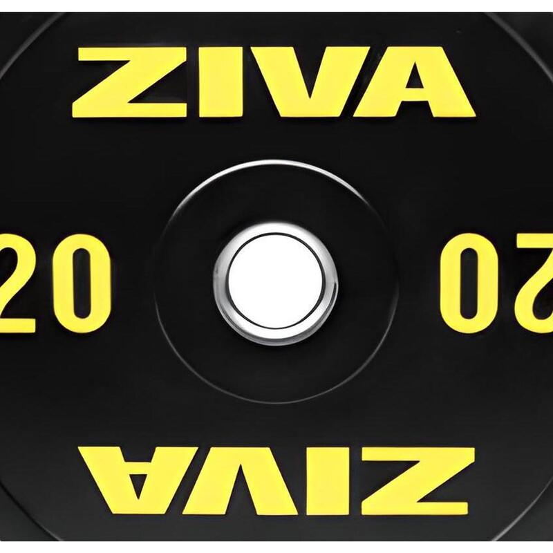 Disco bumper ZIVA performance 20 kg - negro