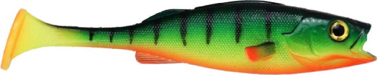 LMAB KØFI Perch Shad 23 cm 1st. Firetiger - Roofvis Softbaits 1/2