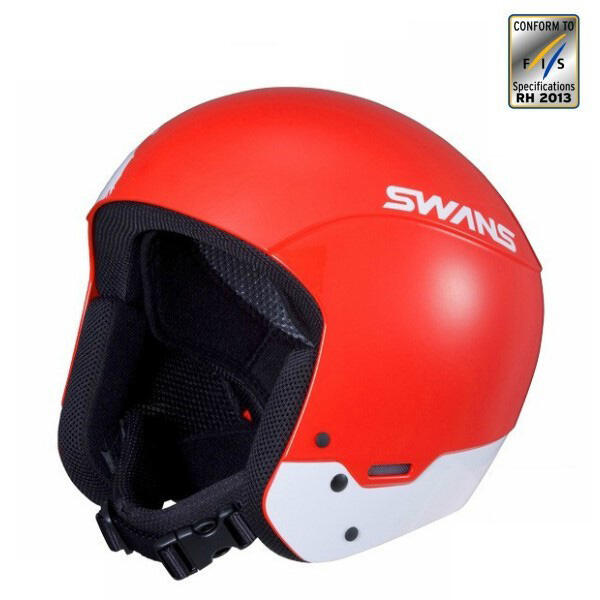 HSR-90 Asian Fit FIS Certified Adult Unisex Ski Helmet Red - Decathlon