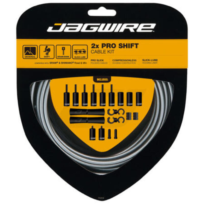 Kit câble de dérailleur Jagwire 2X Pro