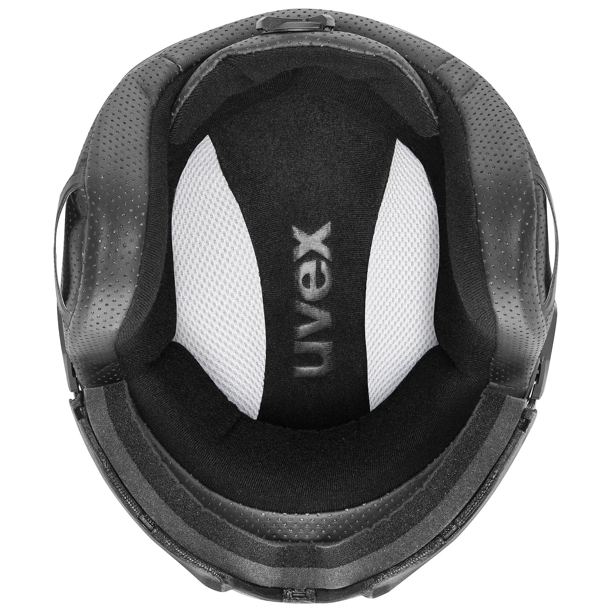 UVEX Instinct vizier skihelm wit 56/6/260/50 53-56 cm 6/6