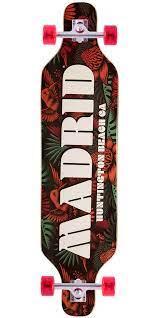 Madrid Trance 40" Tropics Longboard Skateboard 2/3