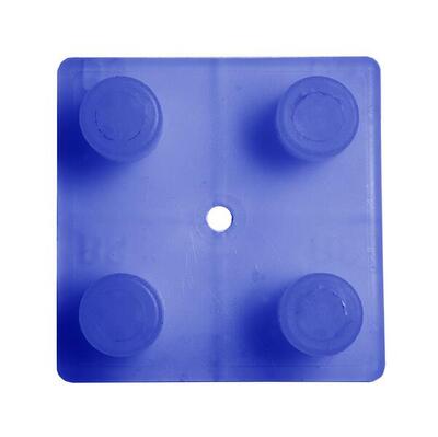 Sportvloer connector - plastic - voor rubber sportvloertegels van 20 mm