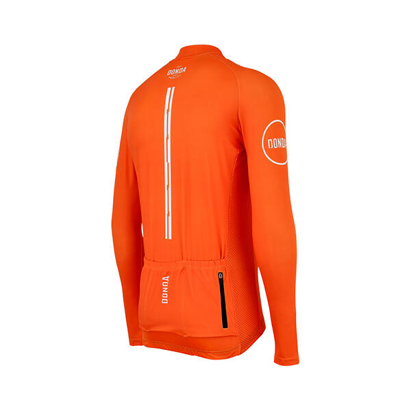 Principal Long Sleeved Jersey  - Womens - Orange 3/4