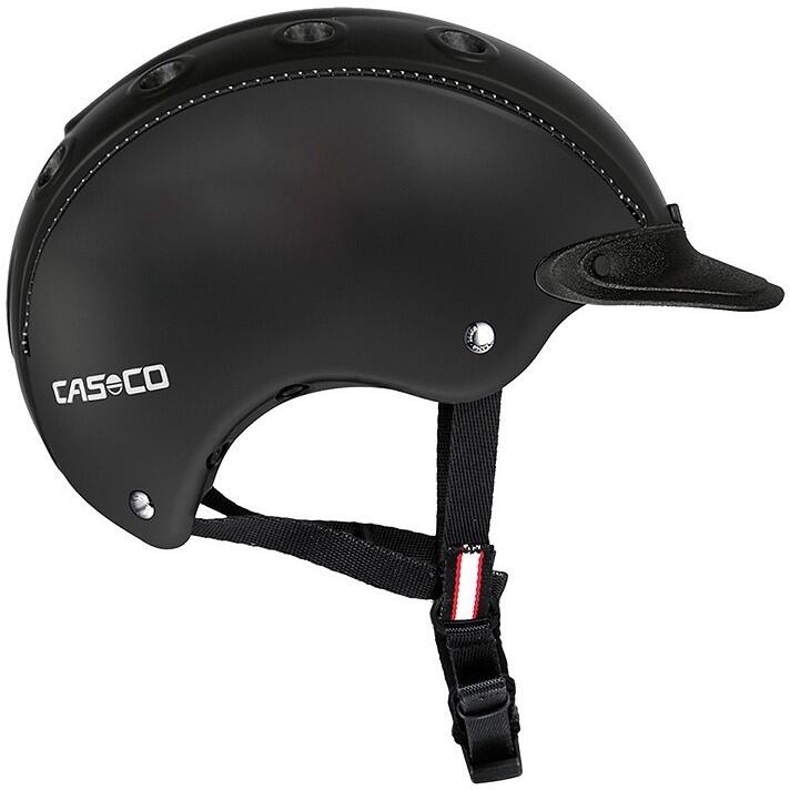 CASCO Kinder Reit-, Fahrrad- und Skihelm CHOICE TURNIER schwarz S (52-56cm)