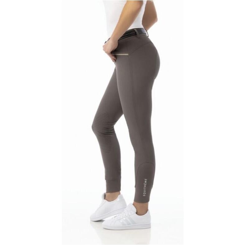 Damen Reithose Silikon Kniebesatz GIZEL taupe