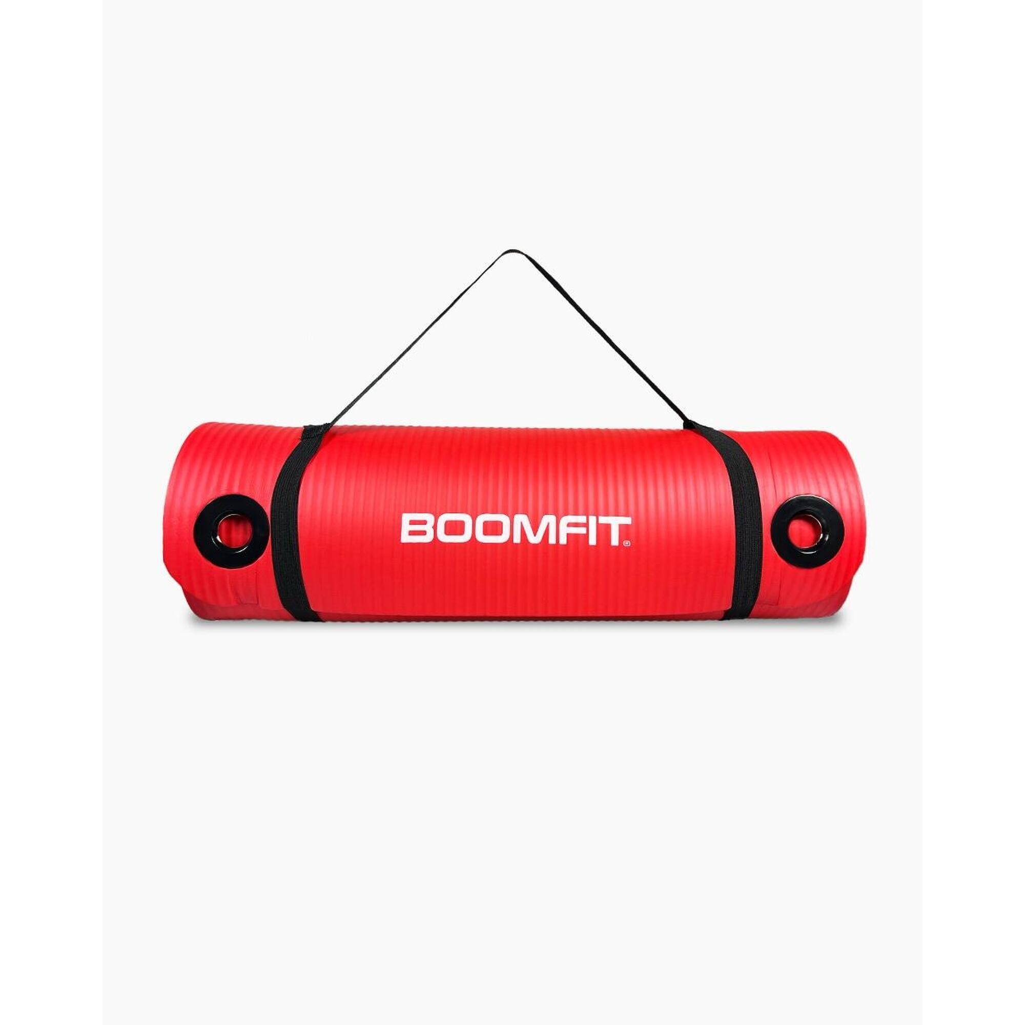 Tapete de Pilates NBR 1,5cm Vermelho - BOOMFIT
