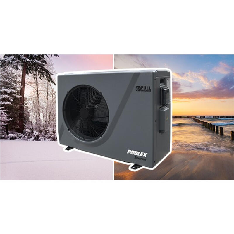 Pompe à chaleur pour piscine de 30 à 45 m3 - Poolex Silverline Full Inverter 70