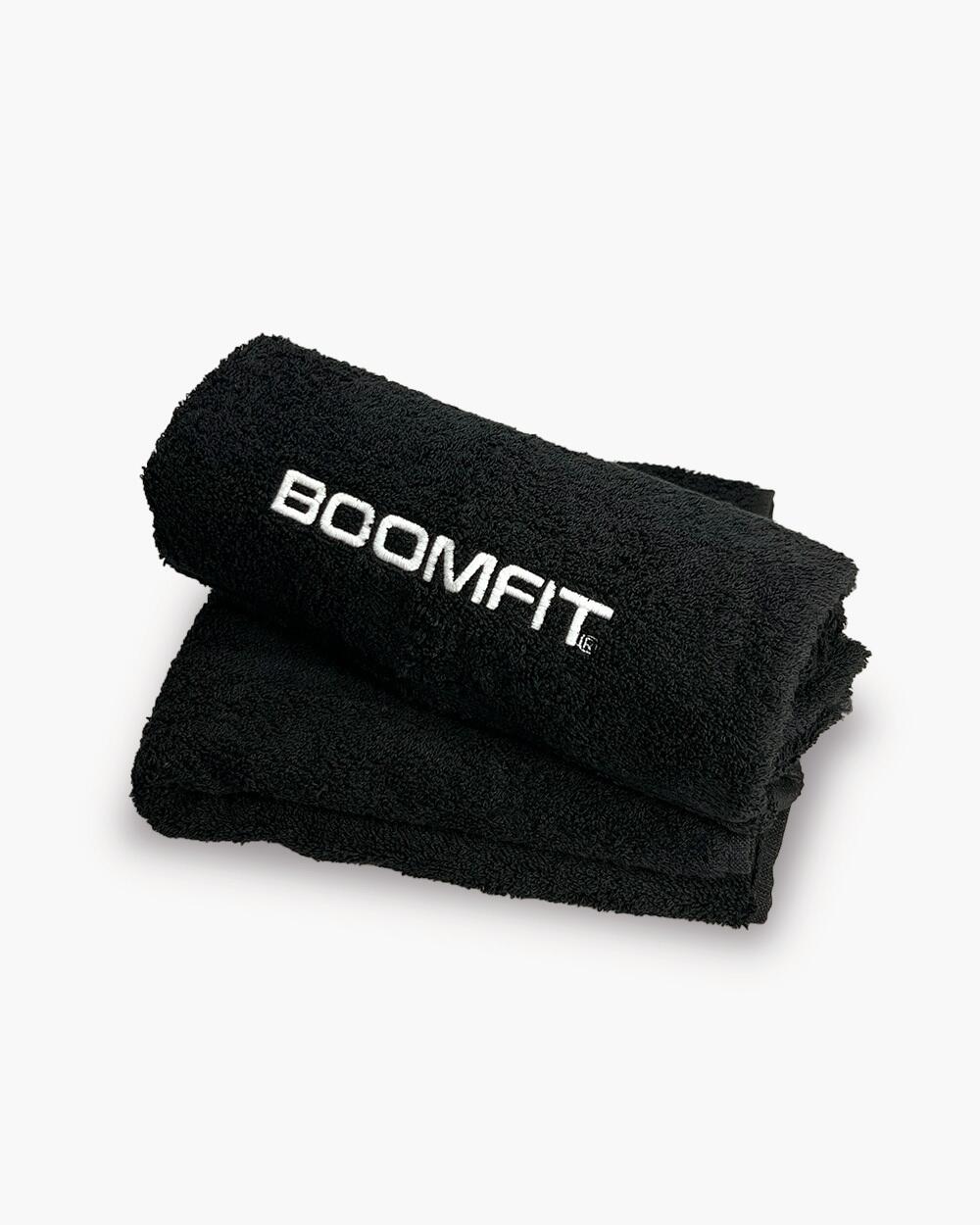 BOOMFIT Zwarte sporthanddoek - BOOMFIT