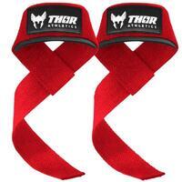 Sangles de levage Rouge - Accessoires de musculation - Powerlifting