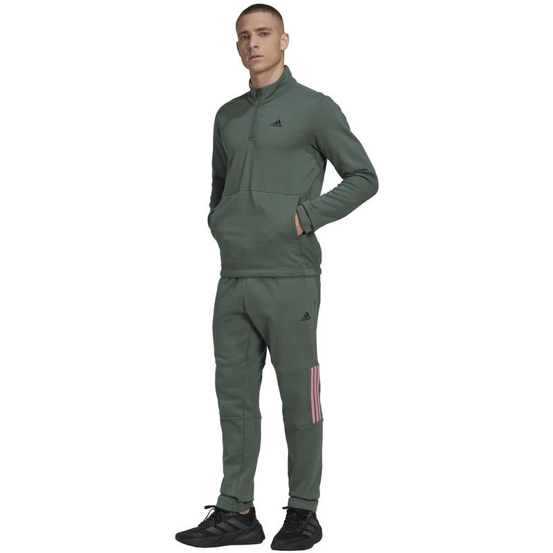 Trainingspak adidas 14 Zip Fleece, Groen, Mannen