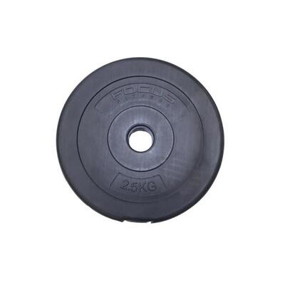 Halterschijf 30 mm - 1,25 kg - kunststof