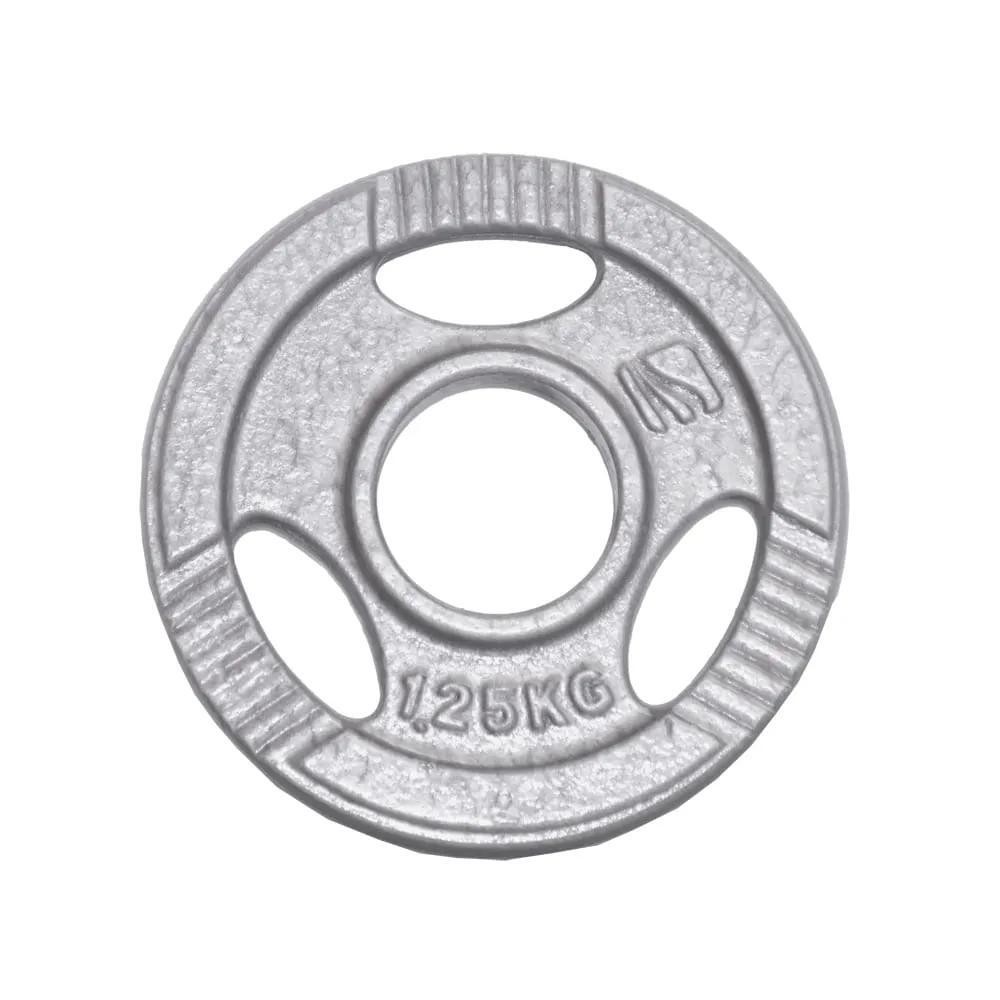 Focus Fitness - Plaque De Poids Olympique 50 Mm - Hamerton - 1.25 Kg - Fonte - Poids De Musculation - Gris - 1,25 Kg - Decathlon