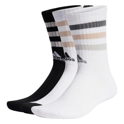 Bold 3-Streifen Cushioned Crew Socken, 3 Paar