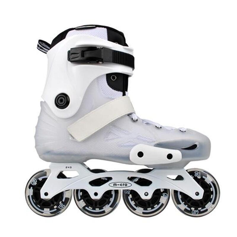 Pattini in linea Freeskate Micro Skate MT4 Flash Bianco