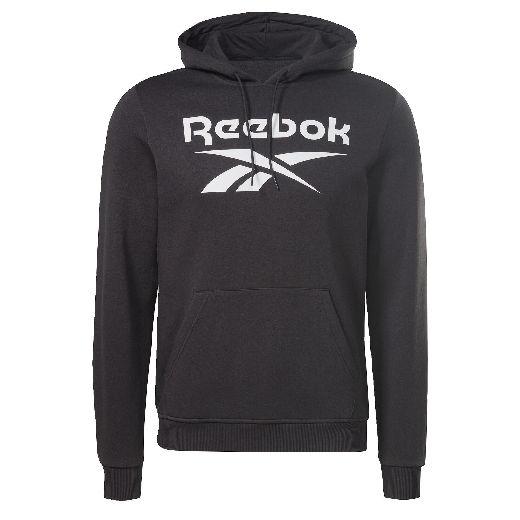 Felpa con cappuccio Reebok Identity Fleece Stacked Logo Pullover 1/6