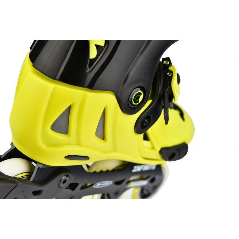 Pattini in linea allungabili bambino Micro Skate Infinite Se Giallo/Nero