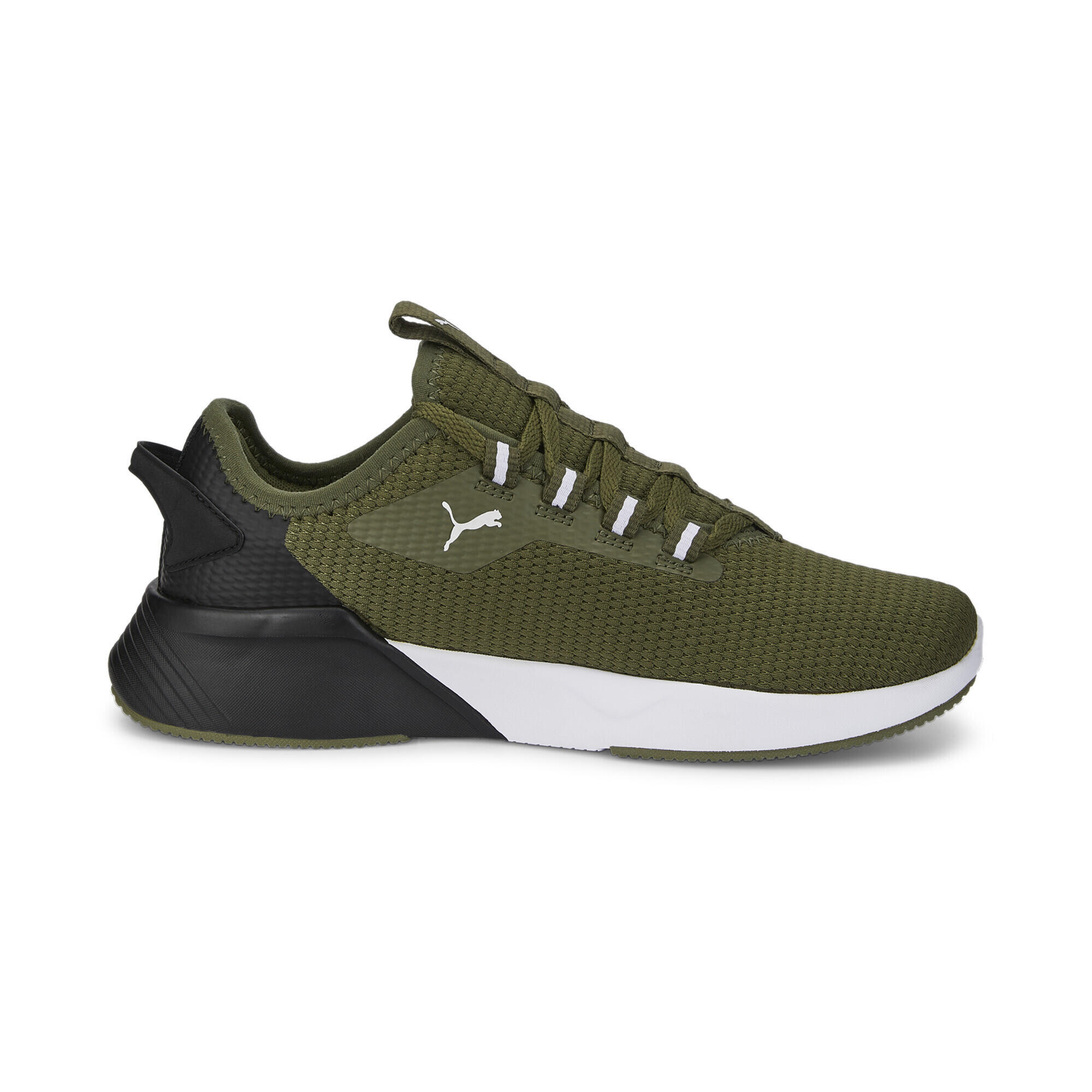 Baskets Retaliate 2 enfant et adolescent PUMA Dark Green Moss Black 5/7
