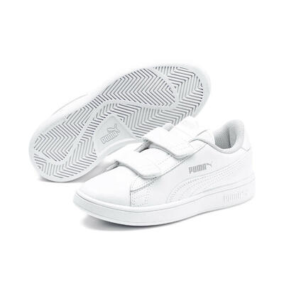 Smash v2 Leder Kinder Sneaker PUMA