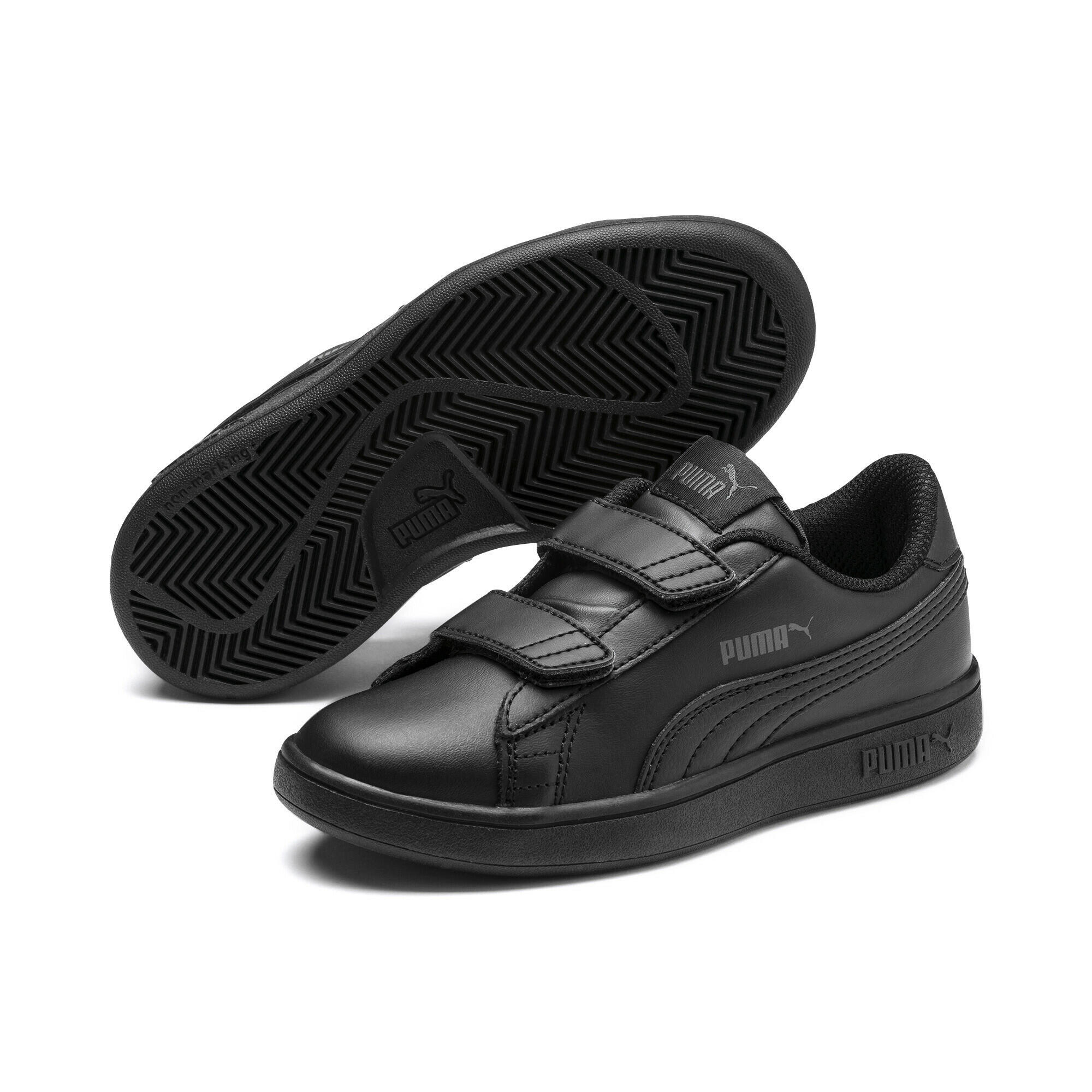 Smash v2 Leder Kinder Sneaker PUMA 1/15