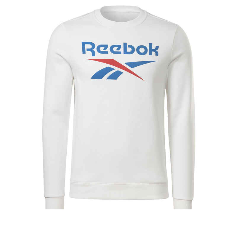 Reebok Identity Fleece Stacked Logo Crew Sweatshirt
