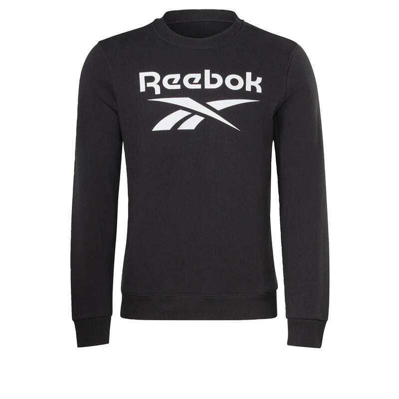 Jersey de cuello redondo Reebok Identity Fleece Stacked Logo