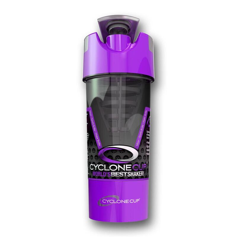 Protein Shaker Cyclone Cup Purple Violett