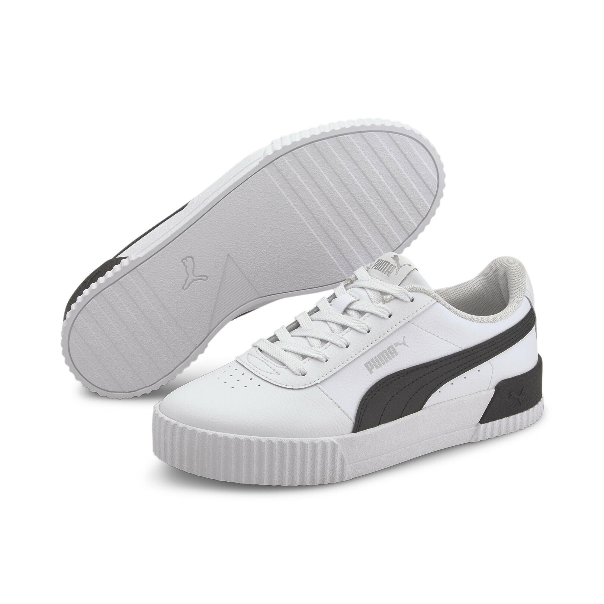 Puma - Baskets Carina Femme Puma - Baskets - Blanc|gris|noir - 39 - Decathlon