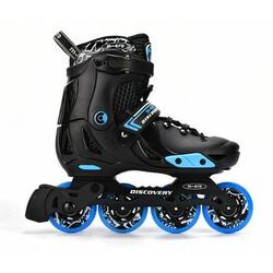 Roller en ligne extensibles pour enfants Micro Skate Discovery Noir