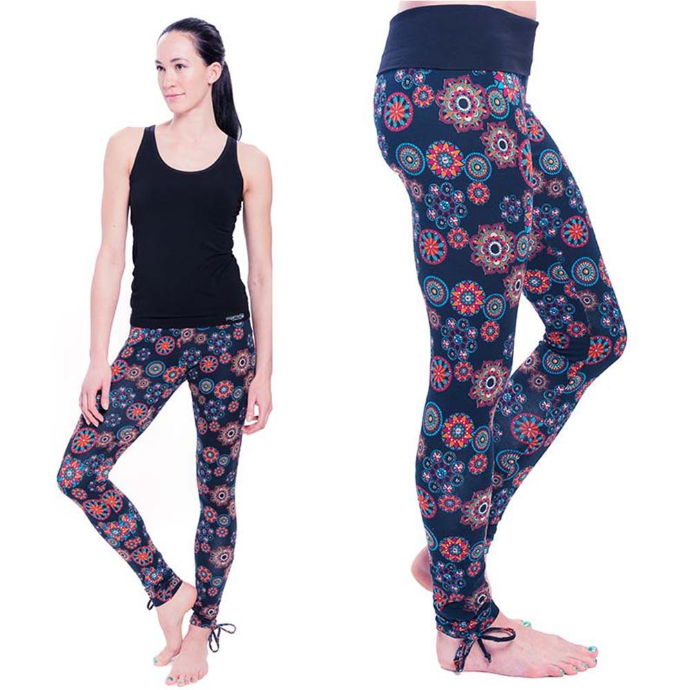 Legging yoga et Pilates coton organic mandala énergie 1/5