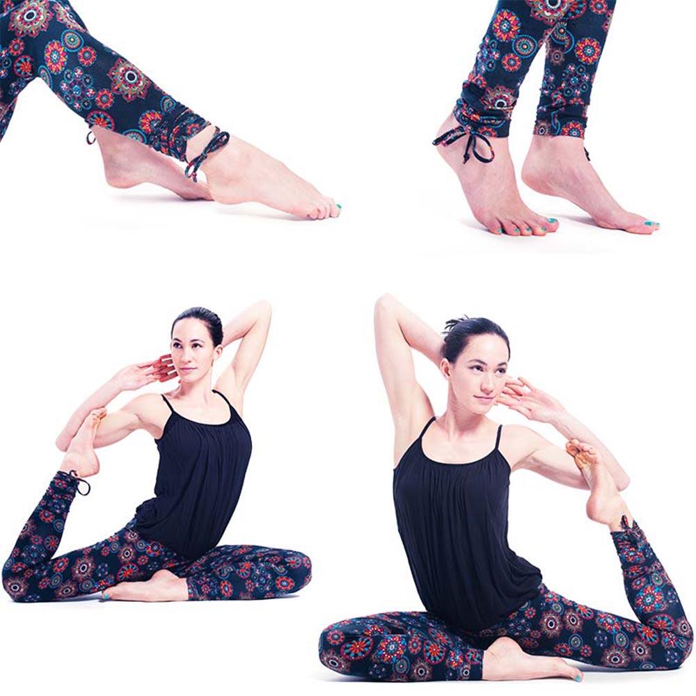 Legging yoga et Pilates coton organic mandala énergie 2/5