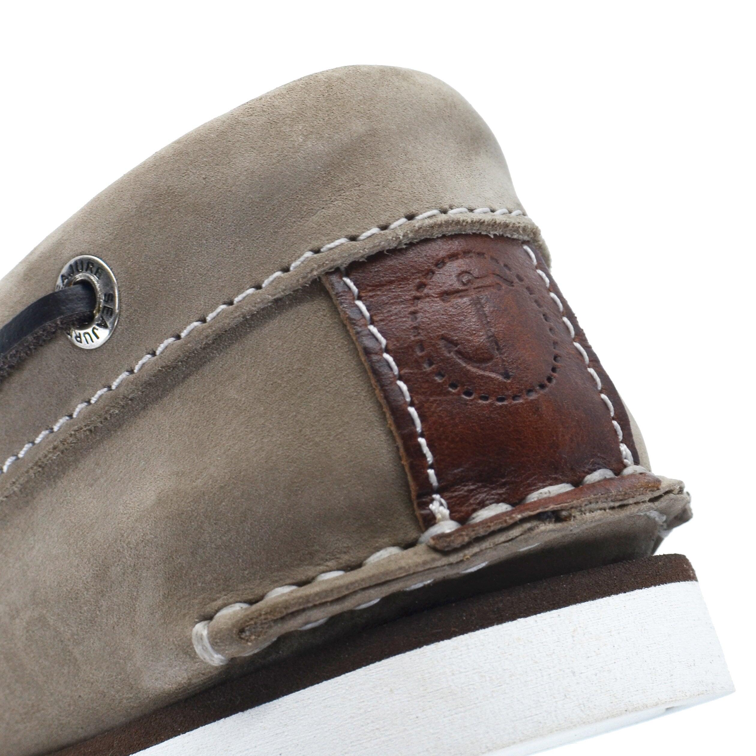 Heren Nubuck leren Bootschoenen Uvongo Taupe 4/6